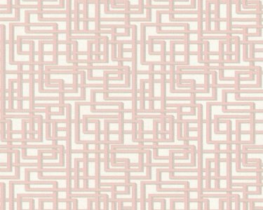 Luxusní vliesová 3D tapeta 36312-2 růžová geometrická / Tapety na zeď 363122 Palila (0,53 x 10,05 m) A.S.Création