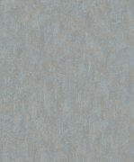 Tapeta beton, stěrka, barva modrá, tyrkysová, zlatá, strukturální vliesové tapeta z kolekce Andy Wand od výrobce Rasch