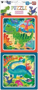 Puzzle pro děti dinosauři  15080 / rozměr 15 x 15 cm Room Decor