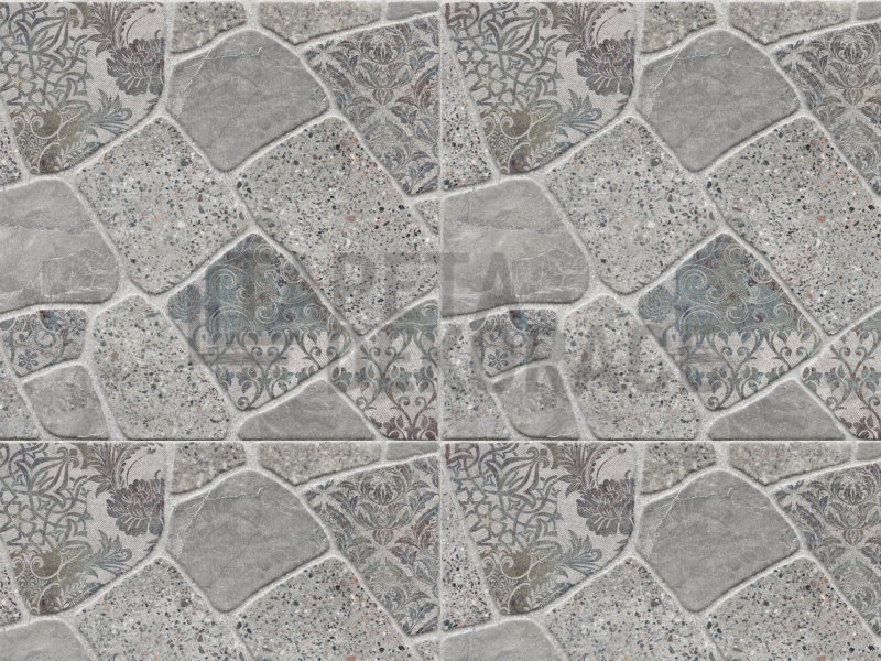 Samolepící tapeta vintage dlaždice, dlažba, šířka 67,5 cm, metráž 14138 / samolepicí fólie a tapety VINTAGE STONE TILES Venilia / Gekkofix