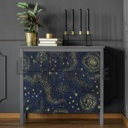 Samolepicí tapeta Noční hvězdná obloha, zářící hvězdy - STARRY NIGHT samolepící fólie z kolekce Venilia od Gekkofix