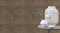 Vliesová tapeta betonová stěrka hnědá 410730 / Vliesové tapety na zeď Kimono (0,53 x 10,05 m) Rasch