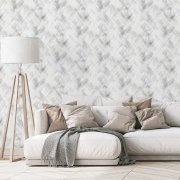 Vliesová tapeta geometrická, žíhaná - šedá, bílá 88908 / Tapety na zeď Fresh Up (0,53 x 10,05 m) Marburg