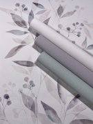 Vliesová tapeta tráva, fialová, modrá, bílá 88912 / Tapety na zeď Fresh Up (0,53 x 10,05 m) Marburg