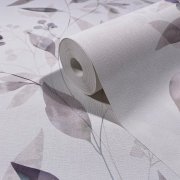Vliesová tapeta tráva, fialová, modrá, bílá 88912 / Tapety na zeď Fresh Up (0,53 x 10,05 m) Marburg