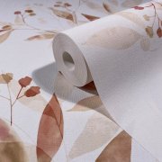 Vliesová tapeta tráva, červená, béžová, bílá 88915 / Tapety na zeď Fresh Up (0,53 x 10,05 m) Marburg