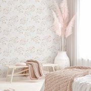 Vliesová tapeta větvičky béžové oranžové 88932 / Tapety na zeď Fresh Up (0,53 x 10,05 m) Marburg