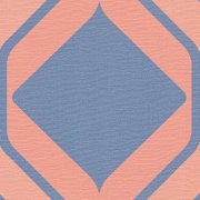 Vliesová tapeta retro, geometrická - modrá, růžová, červená 395322 / Tapety na zeď 39532-2 retro Chic (0,53 x 10,05 m) A.S.Création