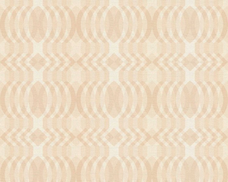 Vliesová tapeta retro, geometrická - béžová, krémová 395345 / Tapety na zeď 39534-5 retro Chic (0,53 x 10,05 m) A.S.Création