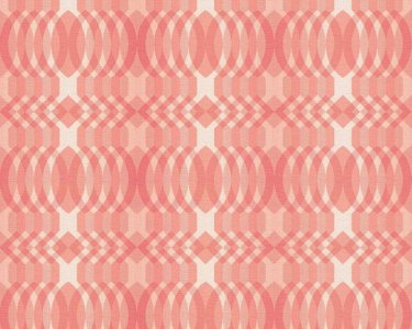 Vliesová tapeta retro, geometrická - červená, bílá 395344 / Tapety na zeď 39534-4 retro Chic (0,53 x 10,05 m) A.S.Création