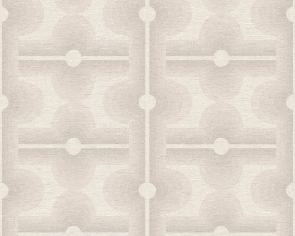 Vliesová tapeta retro, geometrická - béžová, krémová 395335 / Tapety na zeď 39533-5 Retro Chic (0,53 x 10,05 m) A.S.Création