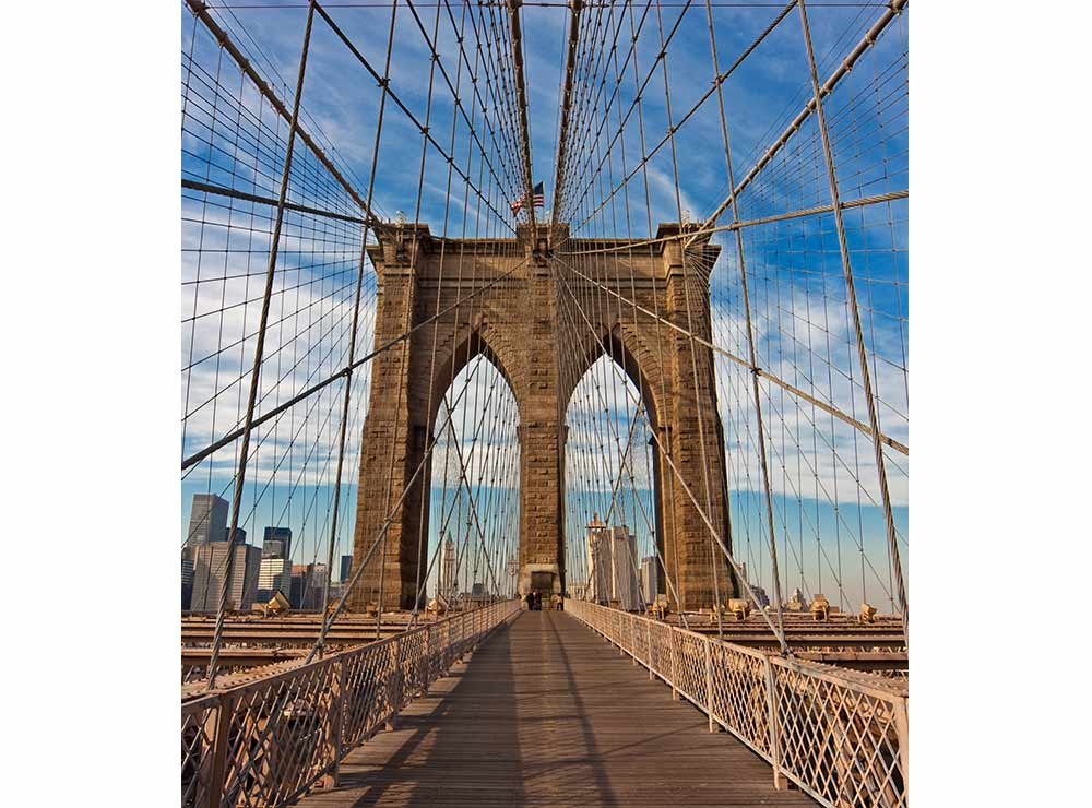 Vliesová fototapeta Brooklynský most 225 x 250 cm + lepidlo zdarma / MS-3-0005 vliesové fototapety na zeď DIMEX