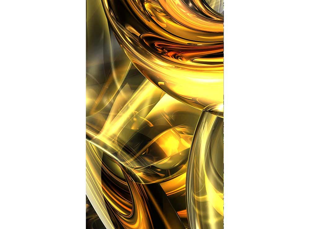 Vliesová fototapeta Zlatý abstrakt 150 x 250 cm + lepidlo zdarma / MS-2-0291 vliesové fototapety na zeď DIMEX