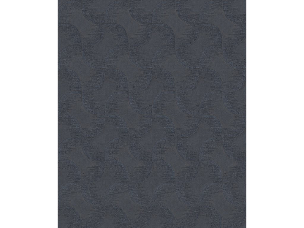 Vliesová tapeta černá, geometrická 608113 / Tapety na zeď Sky Lounge (0,53 x 10,05 m) Rasch
