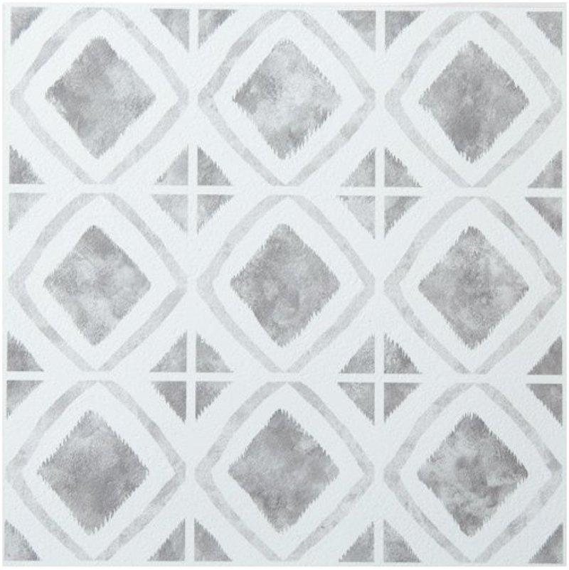 Samolepicí podlahové čtverce PVC dlažba šedo-bílý ornament (30,5 x 30,5 cm) 2747001/ samolepící vinylové podlahy - PVC dlaždice 274-7001 d-c-fix floor
