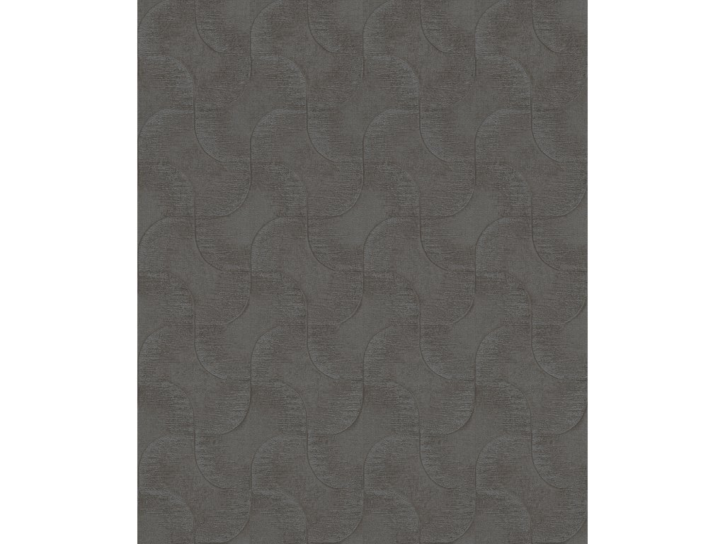 Vliesová tapeta černá, geometrická 608168 / Tapety na zeď Sky Lounge (0,53 x 10,05 m) Rasch