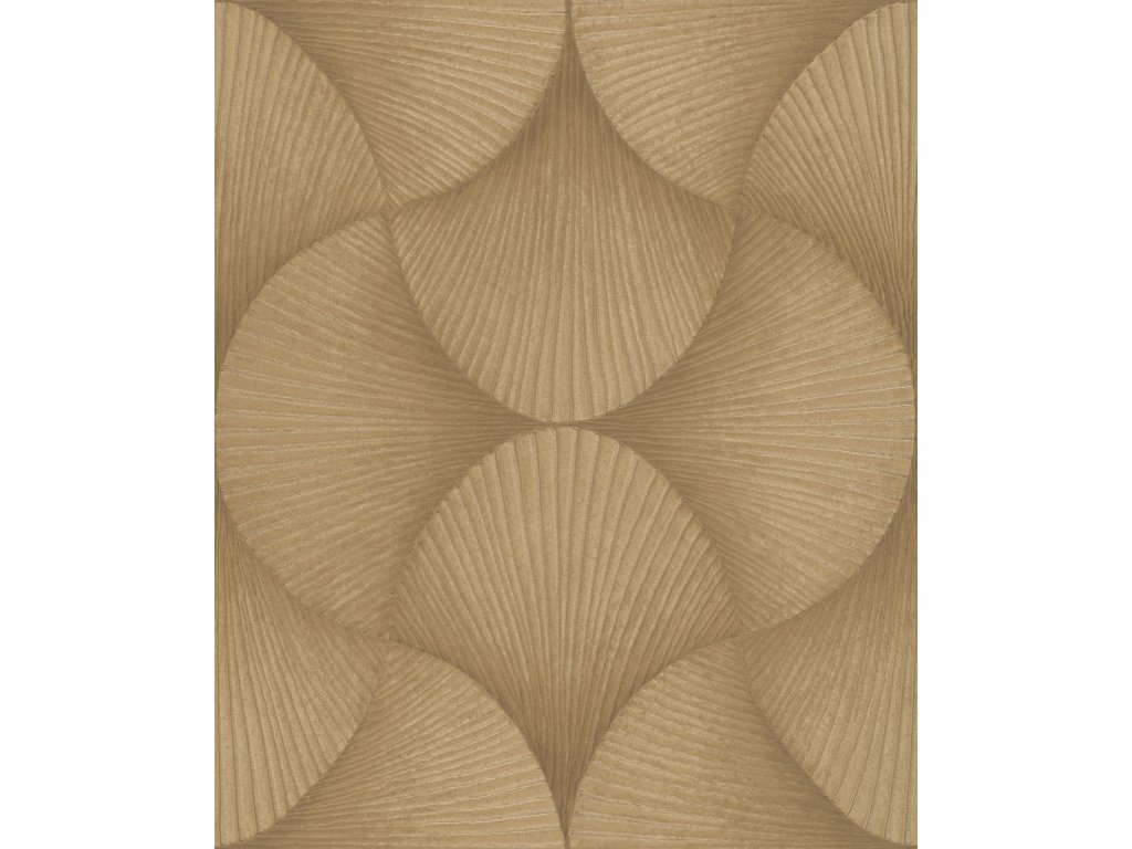 3D vliesová tapeta hnědá, geometrická 608243 / Tapety na zeď Sky Lounge (0,53 x 10,05 m) Rasch