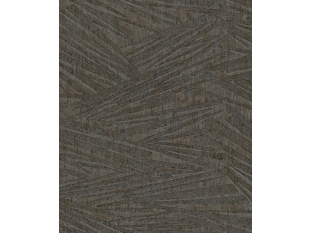 Vliesová tapeta tmavě hnědá, grafická 608366 / Tapety na zeď Sky Lounge (0,53 x 10,05 m) Rasch