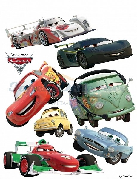 Dekorace na zeď Disney 65x85cm Cars 3 AGF00886