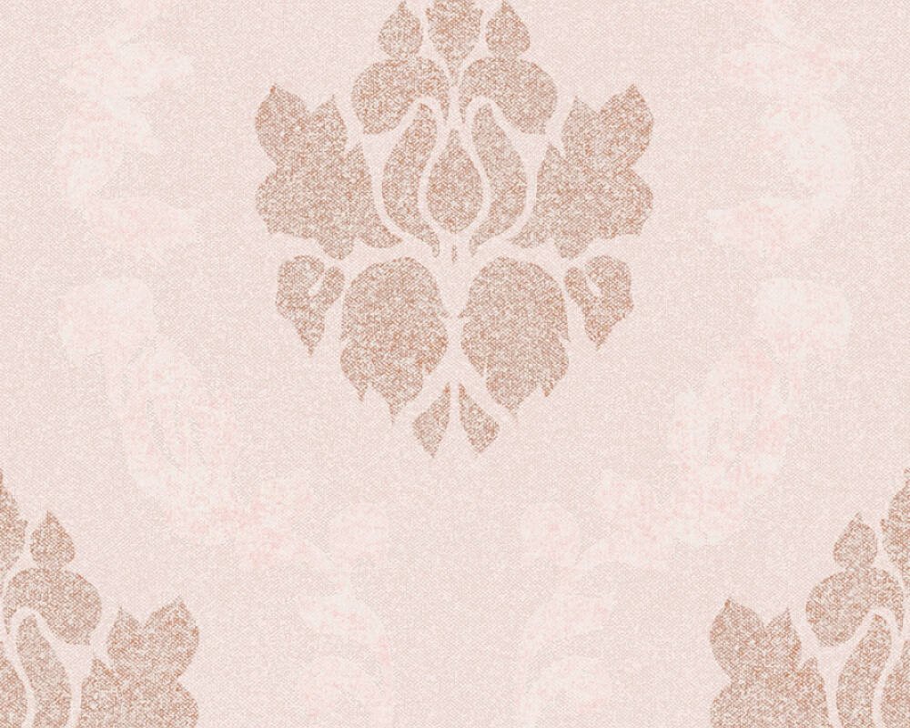 Vliesová tapeta měděná růžová barokní 375525 / Tapety na zeď 37552-5 New Elegance (0,53 x 10,05 m) A.S.Création