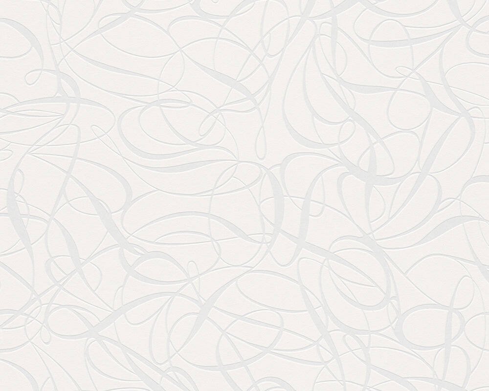 Vliesová tapeta bílá, vlnky 1320-55 / Vliesové tapety Key to Fairyland 1320-55 (0,53 x 10,05 m) A.S.Création