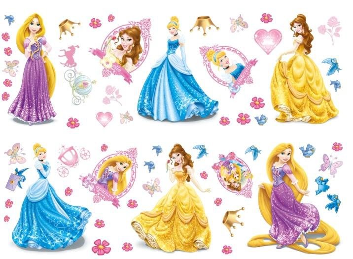 Samolepicí dekorace Disney Princezny D40211