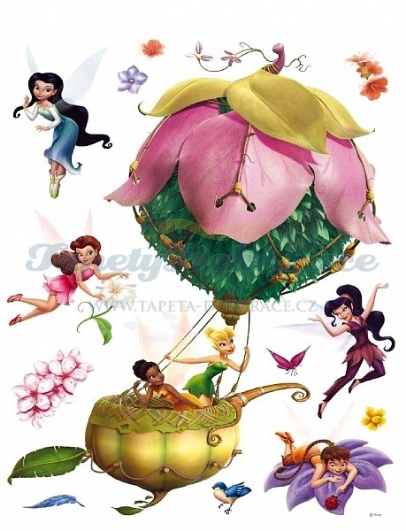 Samolepicí dekorace 65x85cm Disney Fairies AGF00884