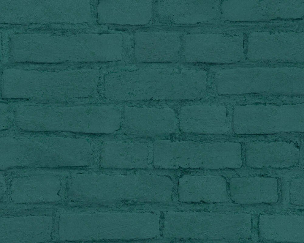 Vliesová tapeta Cihly zelené 374145 / Tapety na zeď 37414-5 New Studio 2.0 (0,53 x 10,05 m) A.S.Création