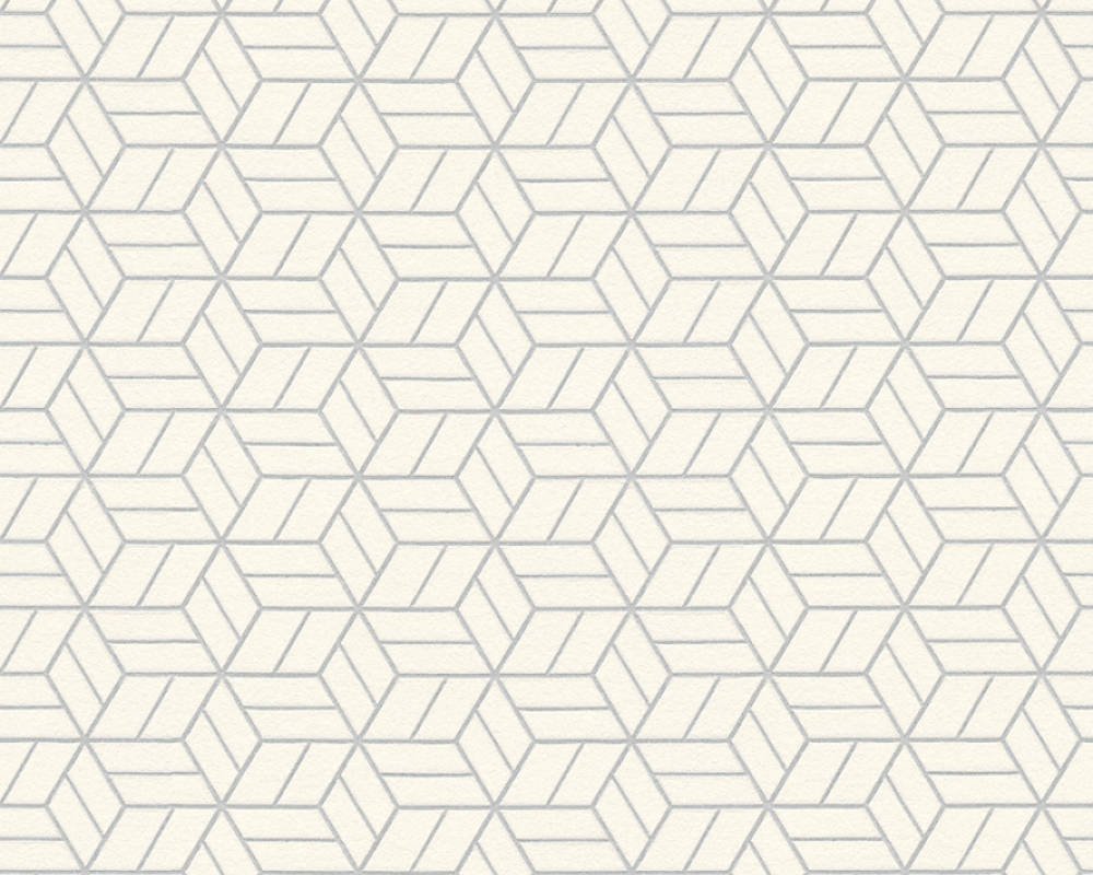 Vliesová tapeta grafická bílá, šedá, skandinávský vzor 36920-3 / 3D vliesové tapety na zeď 369203 Metropolitan Stories (0,53 x 10,05 m) A.S.Création