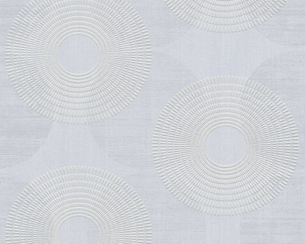 Vliesová grafická tapeta šedá, kruhy 378322 / Tapety na zeď 37832-2 Attractive (0,53 x 10,05 m) A.S.Création