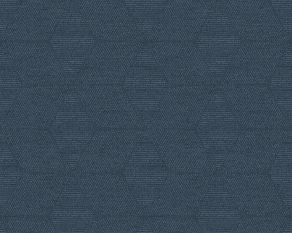 Vliesová tapeta modrá geometrická 390914 / Tapety na zeď 39091-4 Antigua (0,53 x 10,05 m) A.S.Création