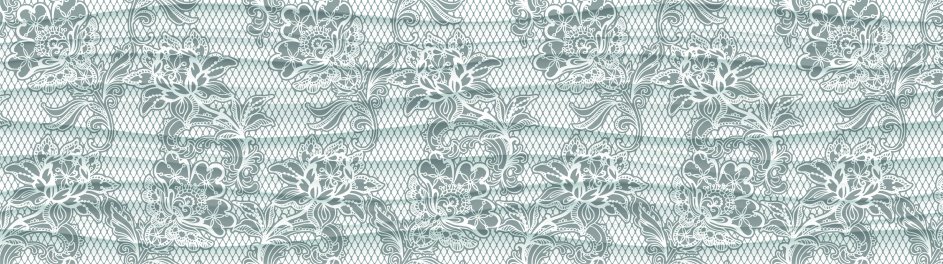 Samolepicí bordura Krajka, šedé květy WB8224 (14 cm x 5 m) / WB 8224 dekorativní samolepicí bordury AG Design