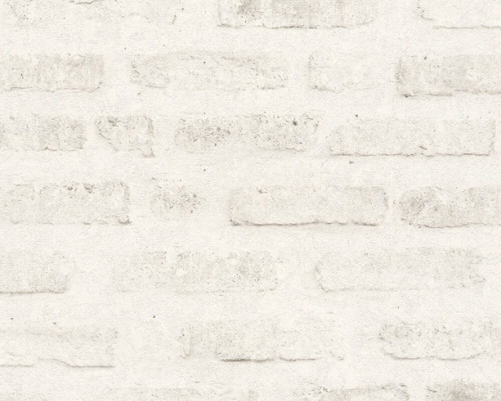 Vliesová tapeta 374222 šedá, bílá, vzor kameny, cihly / Tapety na zeď 37422-2 New Walls (0,53 x 10,05 m) A.S.Création