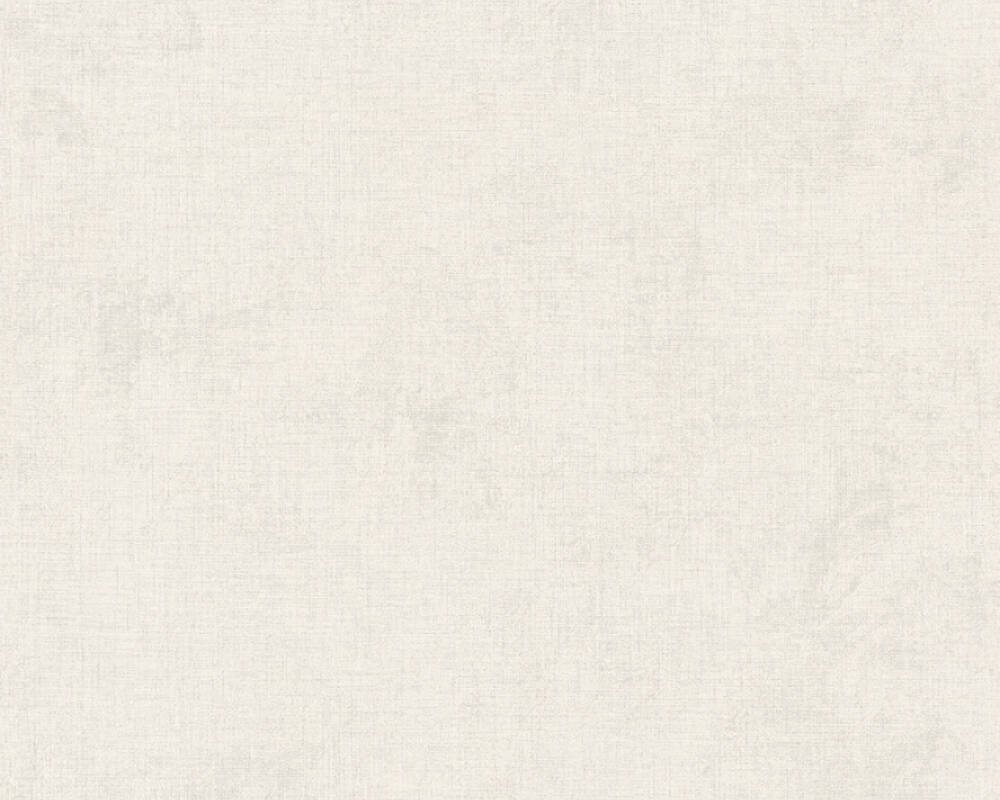 Vliesová tapeta UNI krémová, bílá 374307 / Tapety na zeď 37430-7 New Walls (0,53 x 10,05 m) A.S.Création