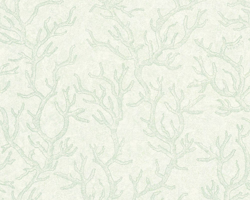 Luxusní vliesová tapeta 34497-3 zelená metalická, mořské řasy / Tapety na zeď 344973 Versace 3 (0,70 x 10,05 m) A.S.Création
