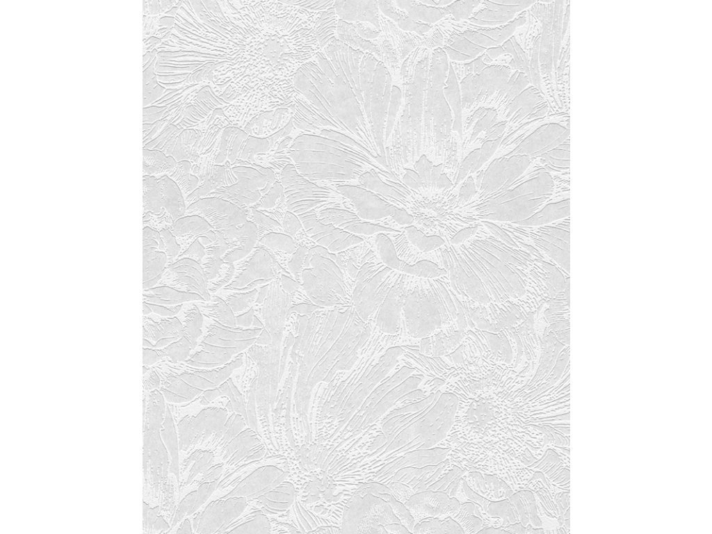 Vliesová přetíratelná tapeta bílá 31829 / Tapety na zeď Schöner Wohnen (0,53 x 10,05 m) Marburg