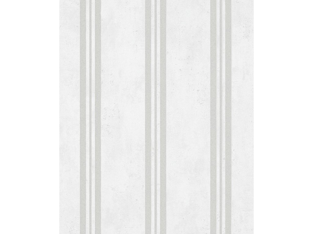 Vliesová tapeta bílá, metalická, pruhy 32635 / Tapety na zeď City Glam (0,53 x 10,05 m) Marburg