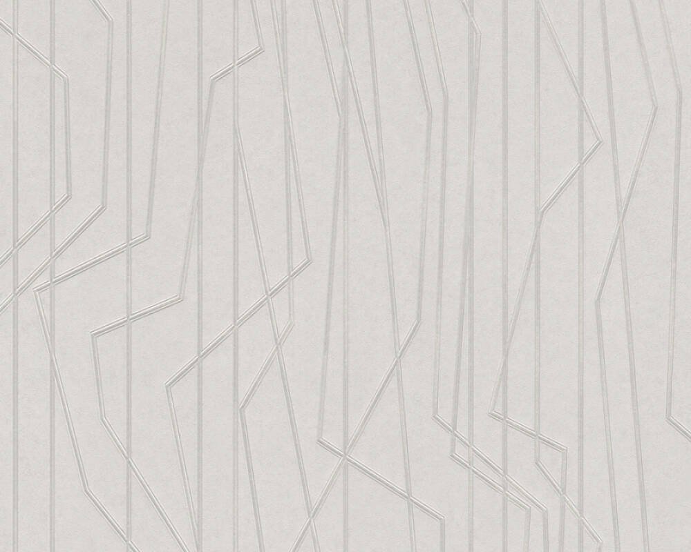 Vliesová tapeta 36878-2 geometrická šedá / Vliesové tapety na zeď 368782 Emotion Graphic (0,53 x 10,05 m) A.S.Création