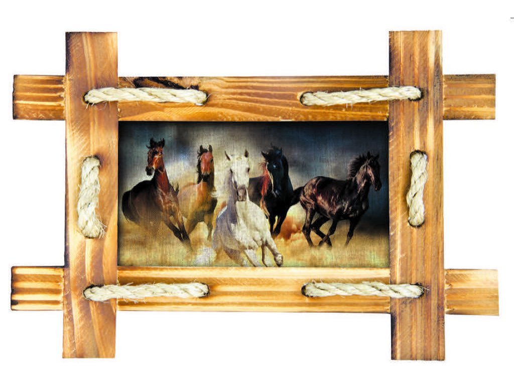 Samolepící dekorace na zeď Koně SM3432 / Samolepka na zeď Horses AG Design (42,5 x 65 cm)