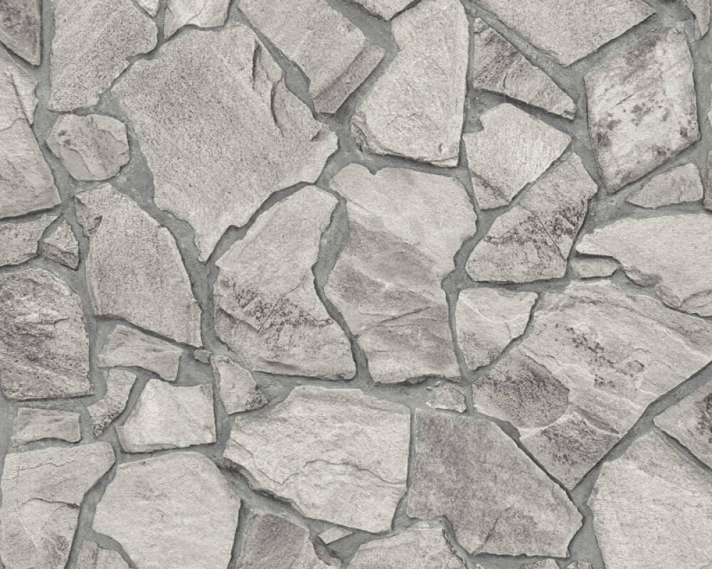 Vliesová tapeta šedé kameny, kamenná stěna 389336 / 3893-36 Tapety na zeď Terra (0,53 x 10,05 m) A.S.Création