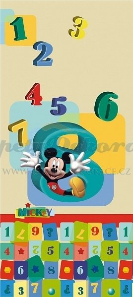 Fototapeta Mickey Mouse FTDNV-5413 / Fototapety pro děti Disney (90 x 202 cm) AG Design