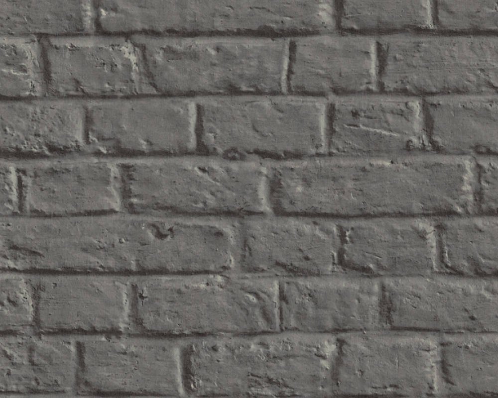 Moderní vliesová tapeta tmavě šedé cihly 36912-1 / vliesové tapety na zeď 3D cihlová stěna 369121 Metropolitan Stories (0,53 x 10,05 m) A.S.Création