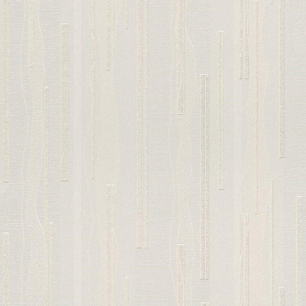 Vliesová tapeta krémová, vlnky, pruhy, 641943 / tapety na zeď Aldora III, Aldora IV (0,53 x 10,05 m) Rasch