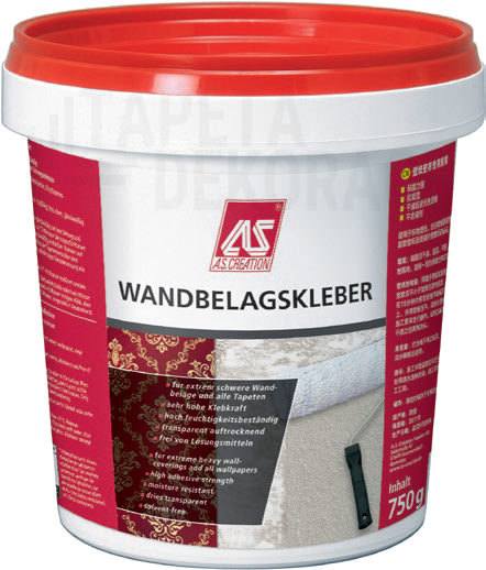 Disperzní lepidlo na tapety Wandbelagskleber 750 g / premium lepidlo na stěnové obklady, těžké tapety a bordury A.S.Création