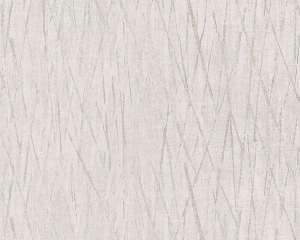 Vliesová tapeta grafická, šedá, bílá, melír s metalickými odlesky 385986 / Tapety na zeď 38598-6 Hygge 2 (0,53 x 10,05 m) A.S.Création
