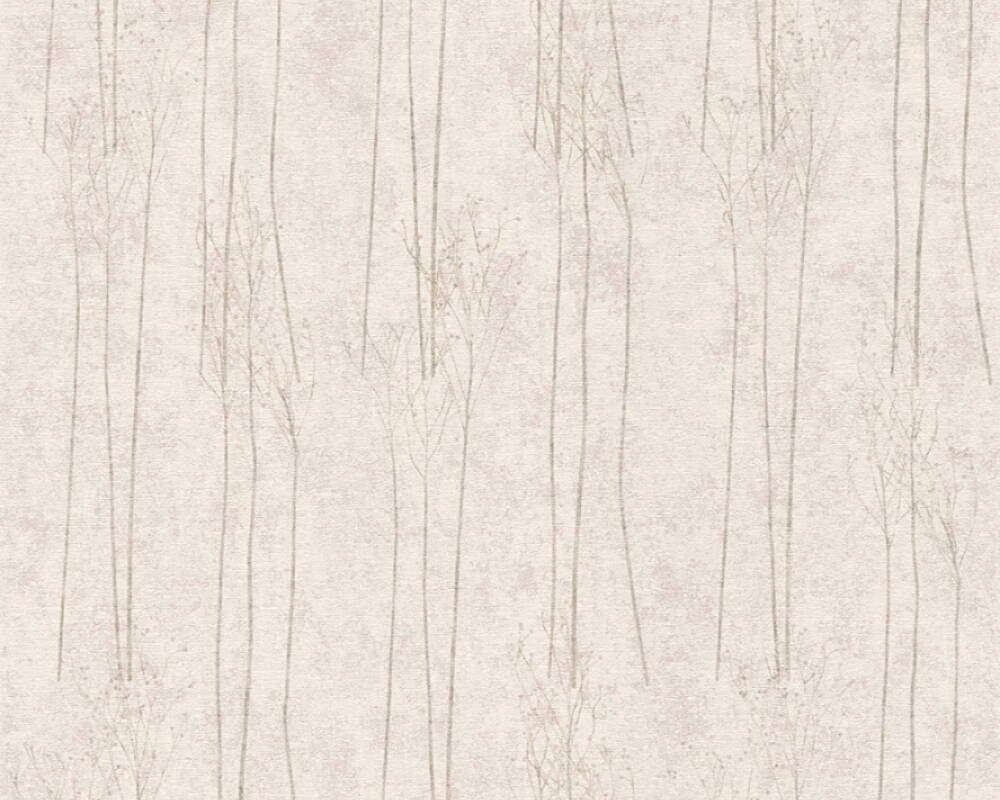 Vliesová tapeta přírodní vzor ve skandinávském stylu, šedá, béžová 386142 / Tapety na zeď 38614-2 Hygge 2 (0,53 x 10,05 m) A.S.Création