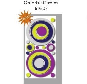 Samolepicí 3D pěnová dekorace Crearreda Colourful 59507 (15 x 31 cm)