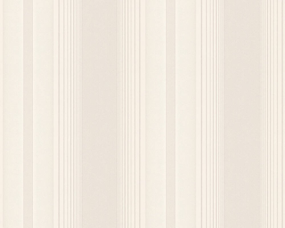 Neobarokní vliesová tapeta krémová, béžová, s lesklými pruhy 330852 / Tapety na zeď 33085-2 Hermitage 10 (0,53 x 10,05 m) A.S.Création