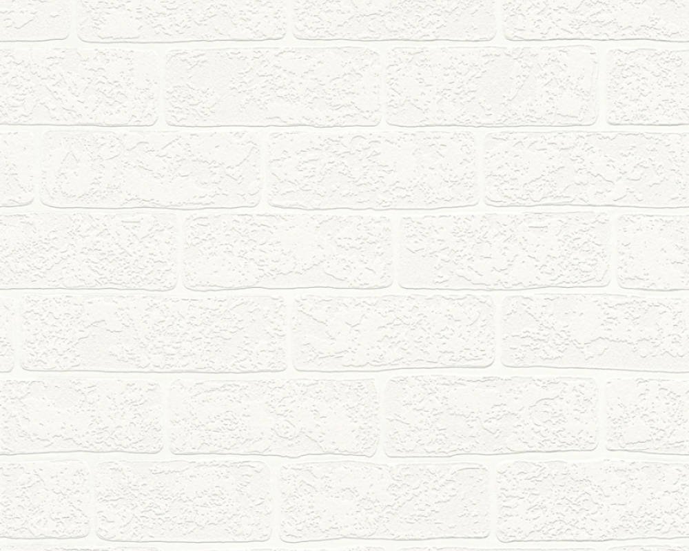 Vliesová tapeta 35981-1 bílá cihla / Tapety na zeď 359811 Wood´n Stone 2 (0,53 x 10,05 m) A.S.Création