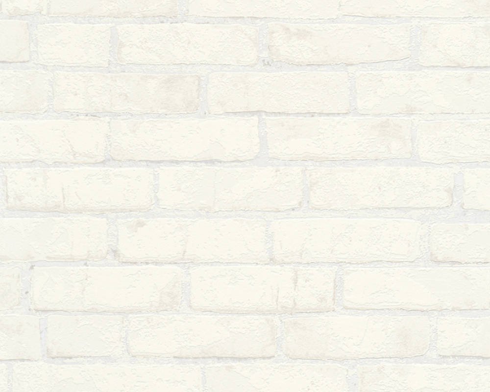 Vliesová tapeta 9078-51 bílá cihla / Tapety na zeď 907851 Wood´n Stone 2 (0,53 x 10,05 m) A.S.Création
